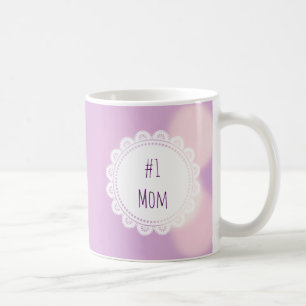 Caneca De Café Dia de as mães Roxo 1 Mãe
