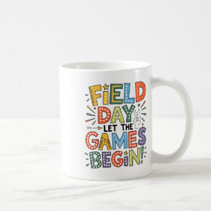 Caneca De Café Dia de Campo 2025 Que Comece os Jogos Professores