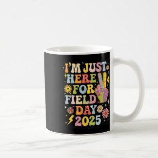 Caneca De Café Dia de Campo Groovy na Escola Estou Aqui Apenas Pa
