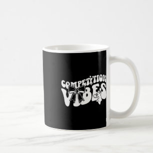 Caneca De Café Dia de Competição de Animação Vibes Dia de Comp de