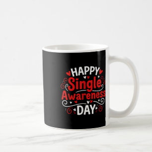 Caneca De Café Dia de Conscientização do Solteiro Humor Engraçado