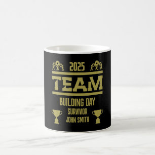 Caneca De Café Dia de Construção da Equipe Corporativa