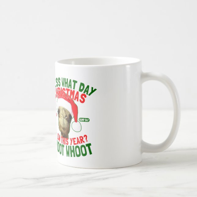 Caneca De Café Dia de corcunda do Natal (Direita)