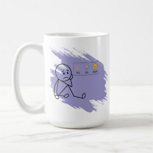 Caneca de Café Dia de Crise Humor Personalizado Co