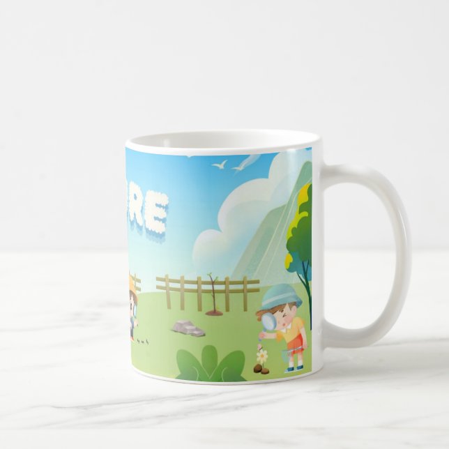 Caneca De Café Dia de Exploração da Natureza (Direita)