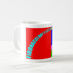 Caneca De Café Dia de Fibonacci, 1,1,2,3, o 23 de novembro