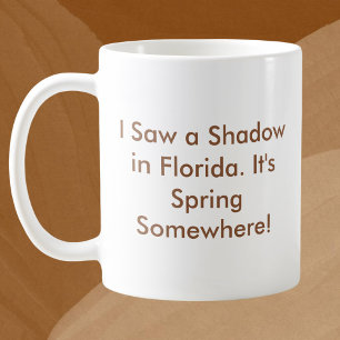 Caneca De Café Dia de Groundhog de Local Personalizado