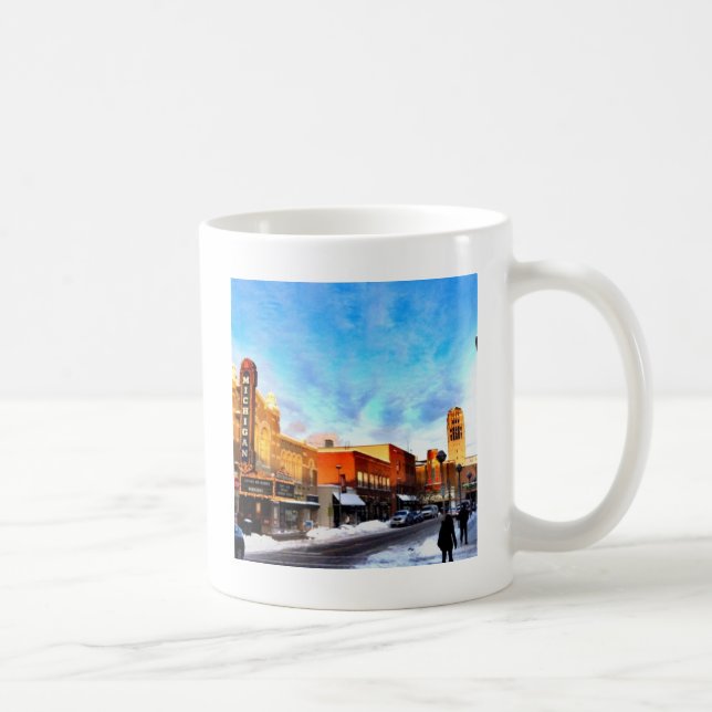 Caneca De Café Dia de inverno em Ann Arbor (Direita)