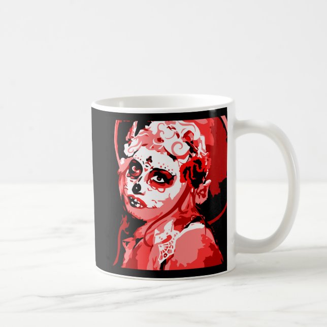 Caneca De Café dia de los muertos (Direita)