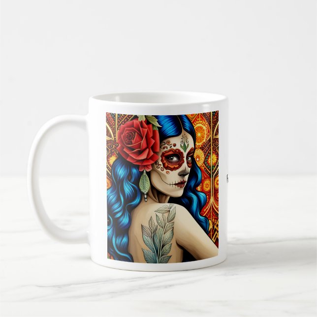Caneca De Café Día de los Muertos (Esquerda)