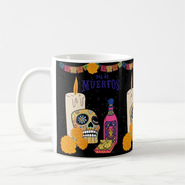 CANECA DE CAFÉ DIA DE LOS MUERTOS (Esquerda)