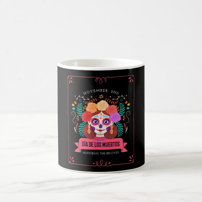 Caneca De Café Dia de los muertos dia dos mortos (Centro)