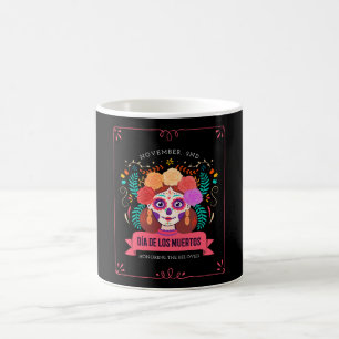 Caneca De Café Dia de los muertos dos mortos