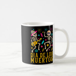 Caneca De Café Dia De Los Muertos Figurino Dia Dos Mortos Skeleto