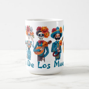 Caneca De Café Dia De Los Muertos Party