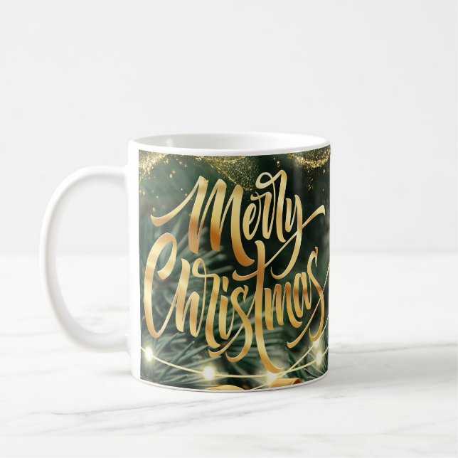 CANECA DE CAFÉ DIA DE NATAL DE FELIZ (Esquerda)
