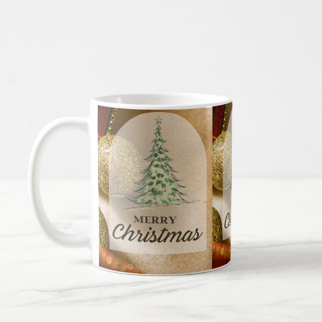 CANECA DE CAFÉ DIA DE NATAL DE FELIZ (Esquerda)