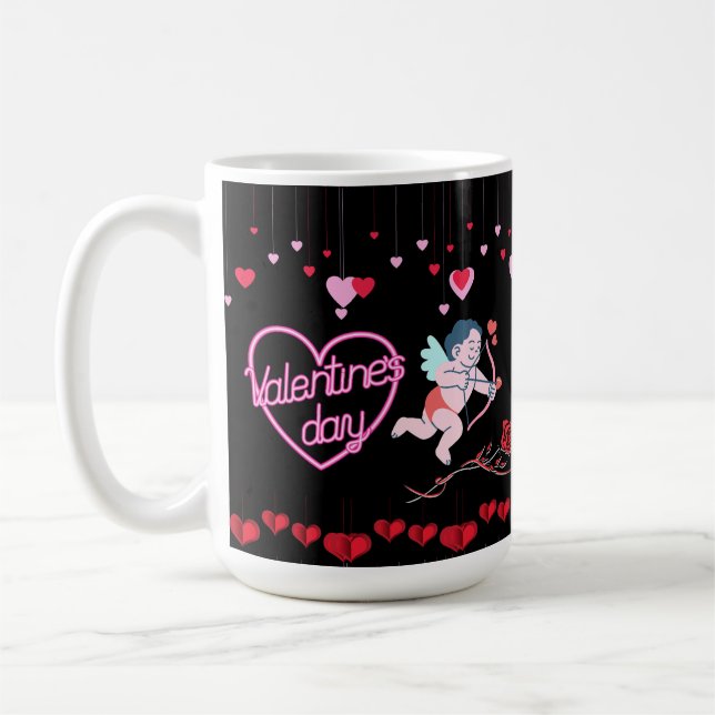 Caneca De Café Dia de os namorados (Esquerda)