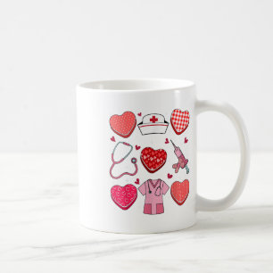 Caneca De Café Dia de os namorados Cardíaco Rn Cna Icu Enfermeiro