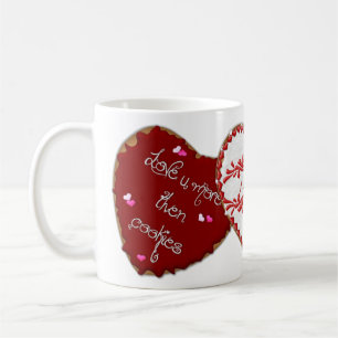 Caneca De Café dia de os namorados Cookies-Sempre Café