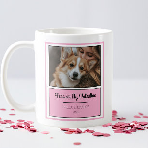 Caneca De Café Dia de os namorados de Cão Personalizado de Quadro