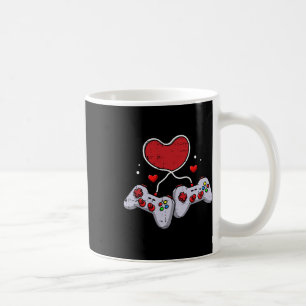 Caneca De Café Dia de os namorados de controladora de vídeo jogos