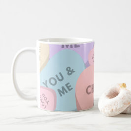 Caneca De Café Dia de os namorados de Corações Doces
