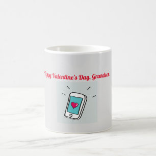 Caneca De Café Dia de os namorados Grandson Coffee Mug
