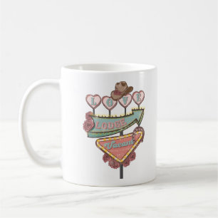 Caneca De Café Dia de os namorados Love Lodge