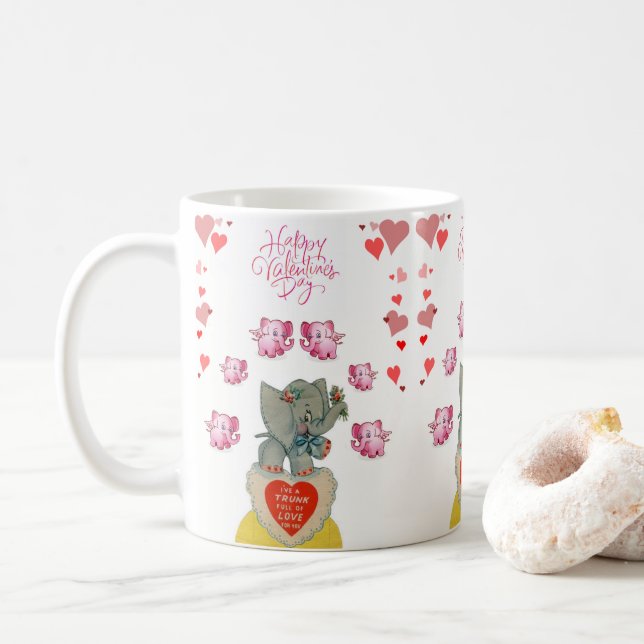 Caneca De Café Dia de os namorados Mug (Com Donut)