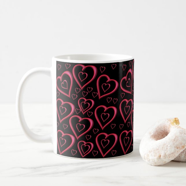 Caneca De Café Dia de os namorados Mug (Com Donut)
