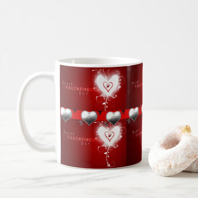 Caneca De Café Dia de os namorados Mug (Com Donut)