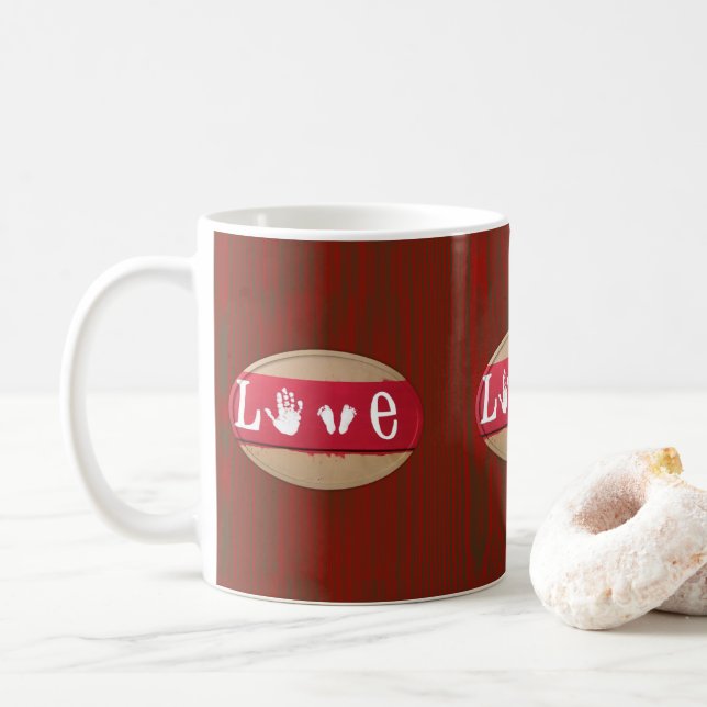 Caneca De Café Dia de os namorados Mug (Com Donut)