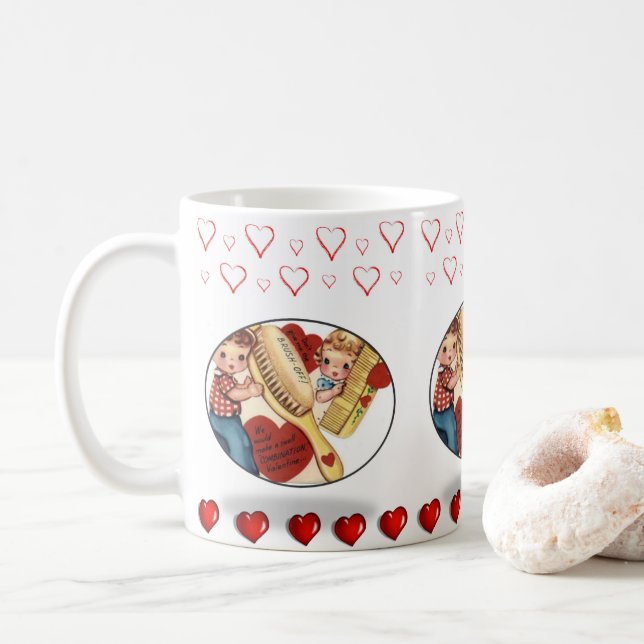Caneca De Café Dia de os namorados Mug (Com Donut)