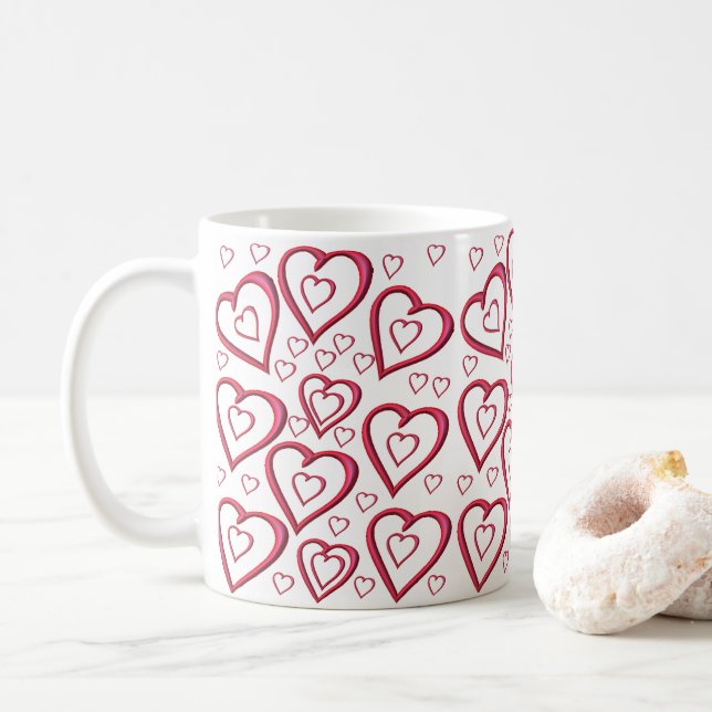 Caneca De Café Dia de os namorados Mug (Com Donut)