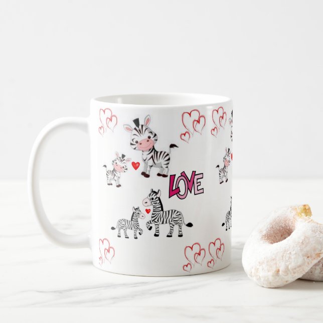 Caneca De Café Dia de os namorados Mug (Com Donut)