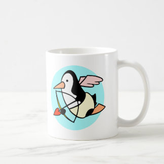 Caneca De Café Dia de os namorados Pinguim