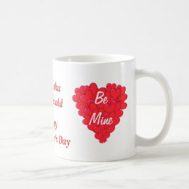 Caneca De Café Dia de os namorados romântico personalizado