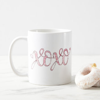 Caneca De Café Dia de os namorados XOXO Design Mug