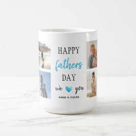 Caneca De Café Dia de os pais Café Mug | Colagem Personalizada