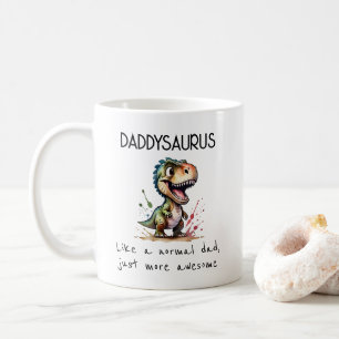 Caneca De Café Dia de os pais Cute Daddysaurus