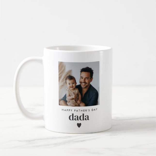 Caneca De Café Dia de os pais Dada Foto (Esquerda)