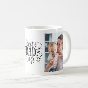 Caneca De Café Dia de os pais de Fotos Personalizado do Melhor Pa