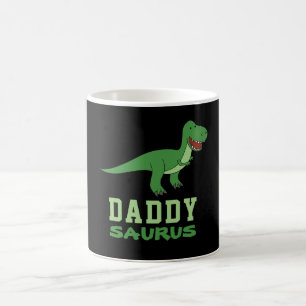 Caneca De Café Dia de os pais de Pai Dino Daddysaurus Dinosaur T-
