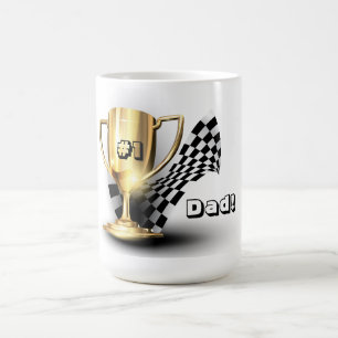 Caneca De Café Dia de os pais de Pai N.º 1 do Troféu Dourado