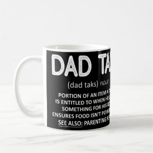 Caneca De Café Dia de os pais Definição de Imposto do pai