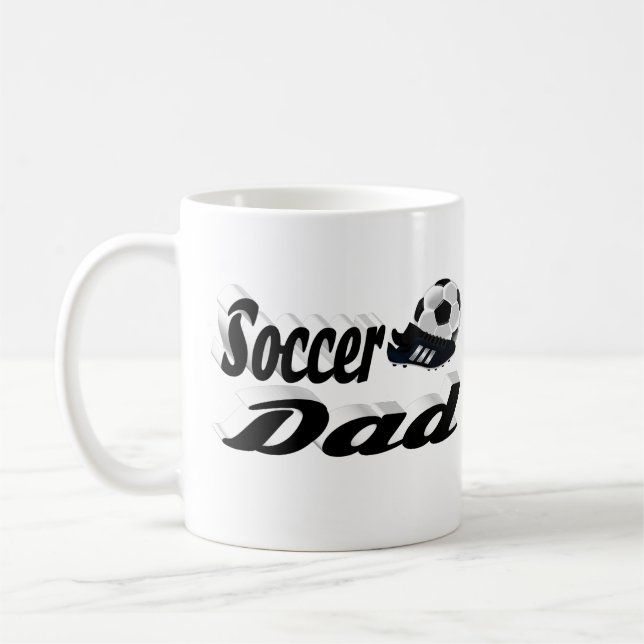 Caneca De Café Dia de os pais do Pai de futebol (Esquerda)