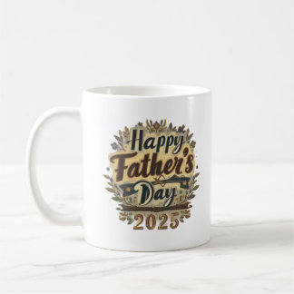 Caneca De Café Dia de os pais Feliz 2025