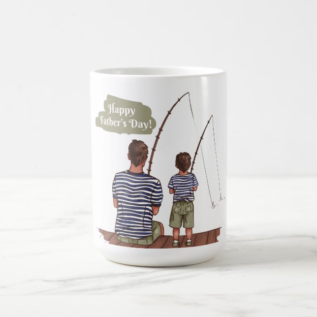 Caneca De Café Dia de os pais Feliz Coffee Mug (Centro)