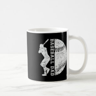 Caneca De Café Dia de os pais Feliz De Pai De Baseball Para O Esp